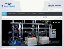 Tablet Screenshot of lttechnologies.com